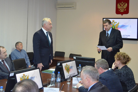 Коновалов представил в Новосибирске нового начальника управления Минюста