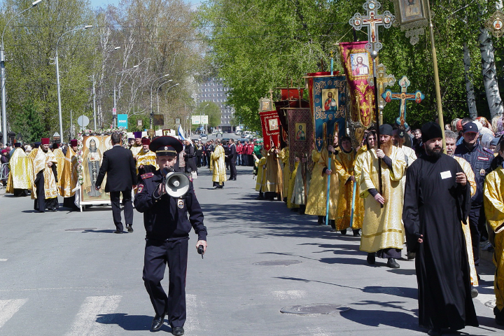 Крестный ход соберет до 15 тыс. человек в Новосибирске 1 мая