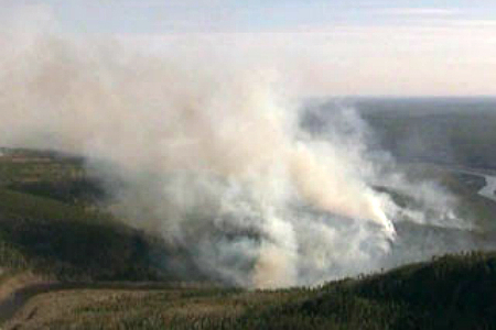 Площадь лесных пожаров в Бурятии и Забайкалье выросла в два раза