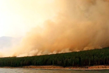 Почти 70 тыс. га леса горит в Прибайкалье