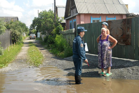 Количество подтопленных дач в Новосибирске перевалило за сотню 