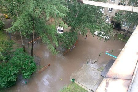 Власти Новосибирска потратят 100 млн рублей на ливневую канализацию
