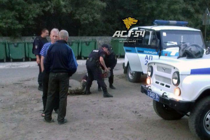 Новосибирец обстрелял пожарных и ранил полицейского