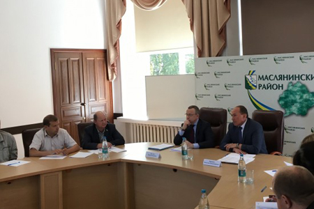 Первый вице-губернатор Юрий Петухов посетил Маслянинский район