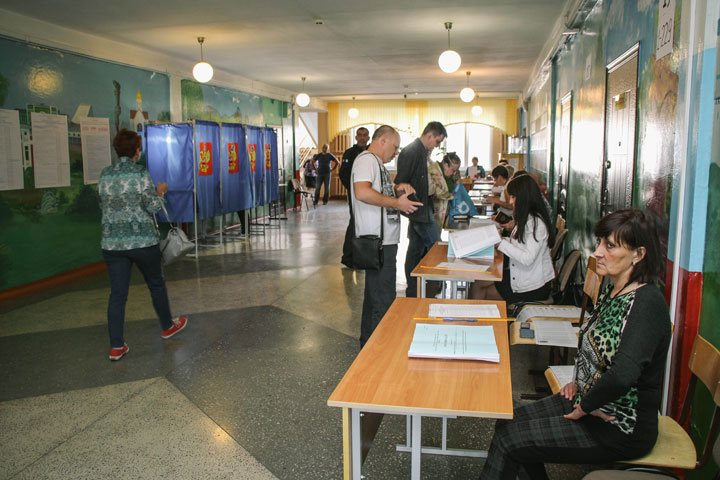 Меньше 30% избирателей проголосовали в Новосибирской области