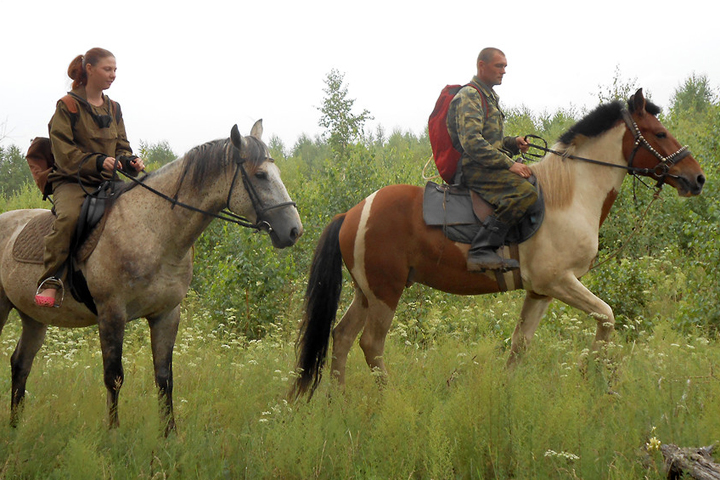 Конную стражу привлекли к патрулированию тайги в Иркутской области