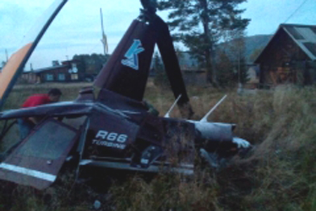 СК выясняет причину падения вертолета лесоохраны в Красноярском крае 