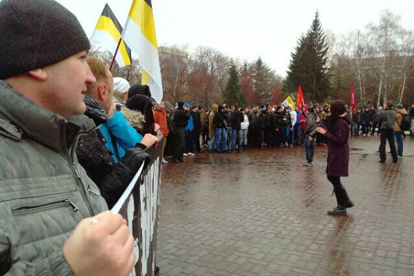 Власти cнова не пустили «Русский марш» в центр Новосибирска