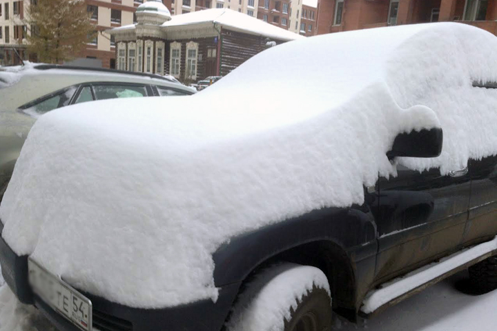 Синоптики прогнозируют продолжение снегопада в Новосибирской области 
