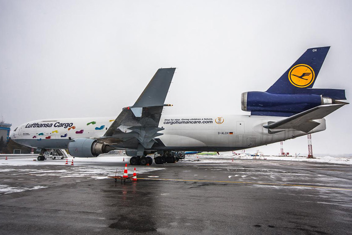 Lufthansa Cargo начала летать в Китай через Новосибирск 