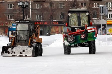 Власти предлагают новосибирцам отслеживать уборку снега по интернету 