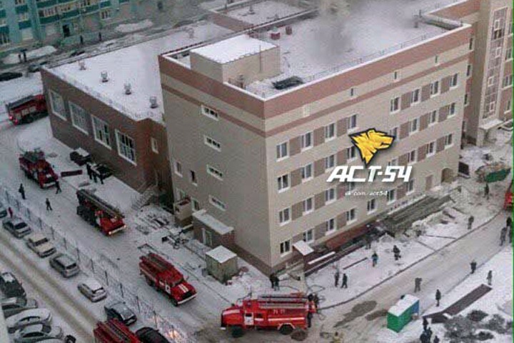 Мэрия: пожар в новосибирской школе не сорвет сроки ее сдачи