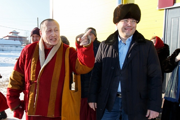 Цыденов попросил благословения у Хамбо Ламы Итигэлова