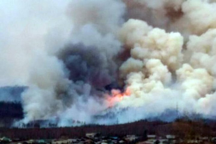 Площадь пожаров в Забайкалье выросла в два раза