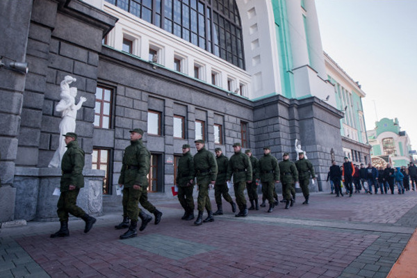 Новобранцы отправились в Президентский полк из Новосибирской области