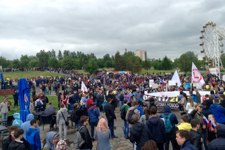 Антикоррупционное шествие началось в Новосибирске