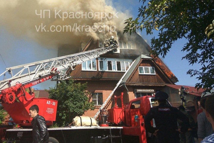 Три человека погибли при пожаре в доме престарелых в Красноярске