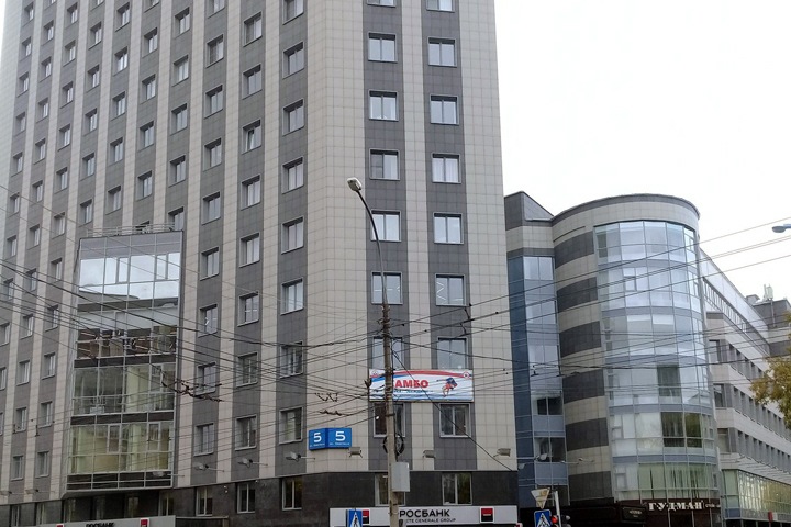 Новосибирский бизнес-центр «Кронос» уйдет с молотка