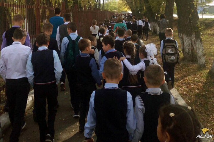 Новосибирских школьников эвакуируют после звонков о бомбах