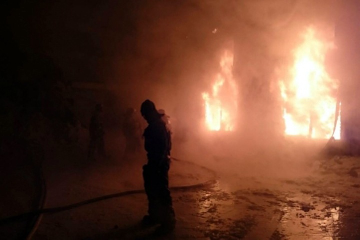 Огонь уничтожил машины крупнейшей лесоперерабатывающей компании Приангарья