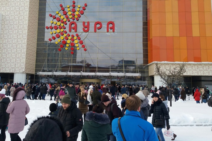 ТЦ эвакуируют в Новосибирске