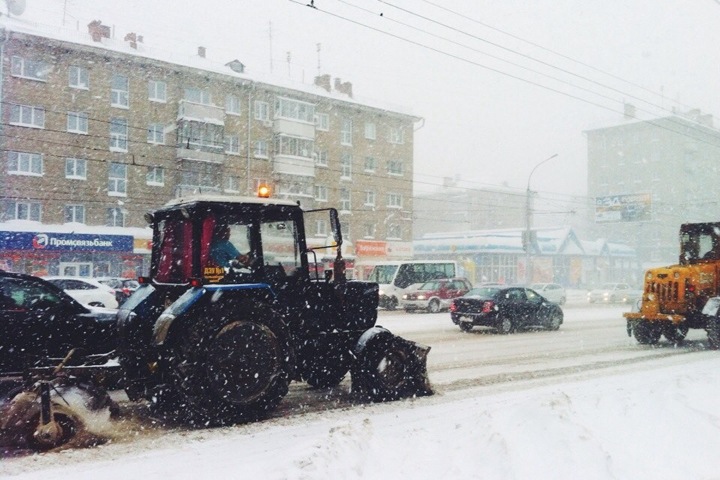 Экстренное предупреждение: в Новосибирск идут снегопады