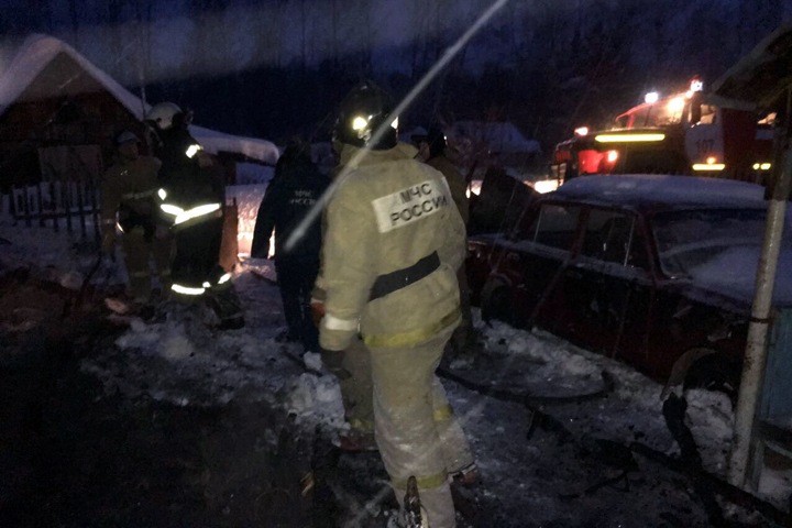 МЧС: Дети погибли при пожаре в Мошковском районе из-за пьяной матери