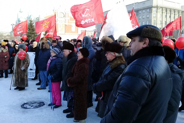 Митинг за честные выборы прошел в Новосибирске