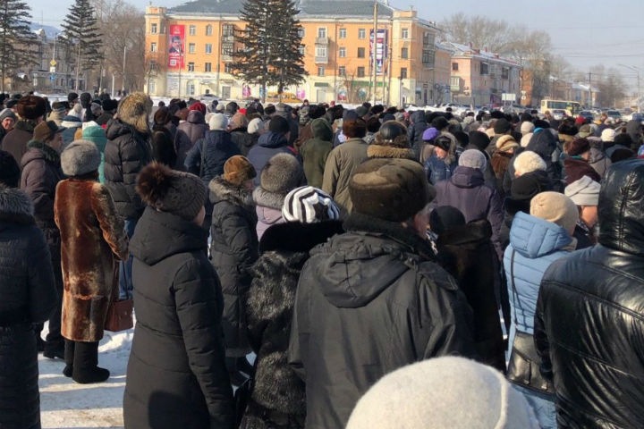 Жители Рубцовска вышли на митинг против роста тарифов и политики СГК