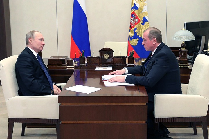 Путин поговорил с Левченко о сложности бега в морозы
