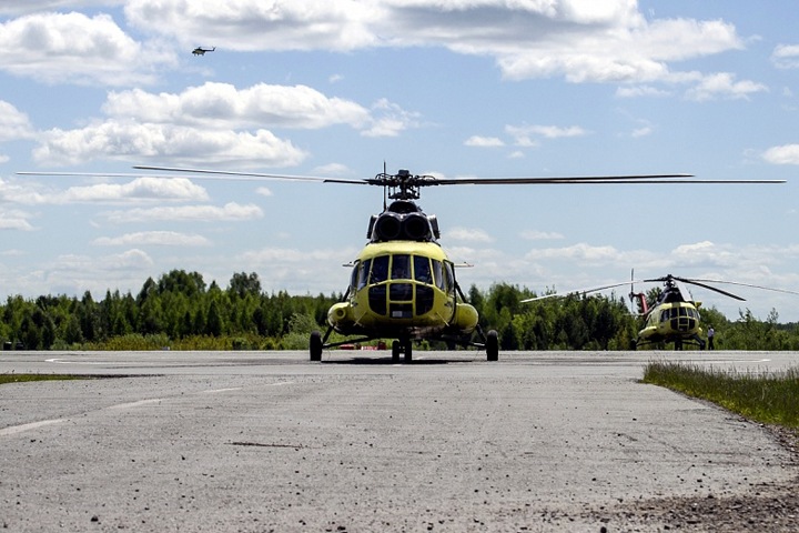Упавший в Красноярском крае вертолет столкнулся с другим судном