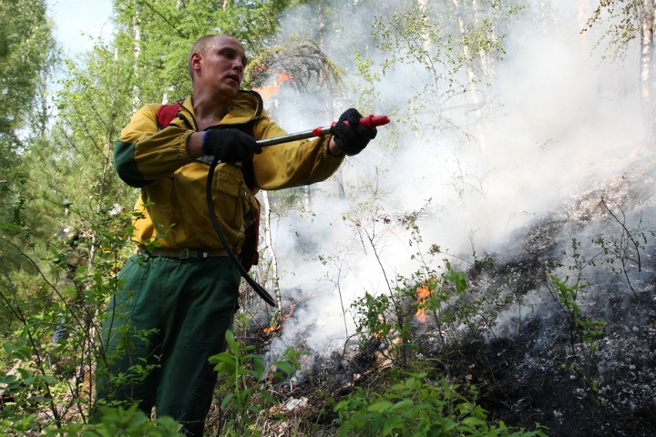 Площадь лесных пожаров в Приангарье превысила 150 тыс. га