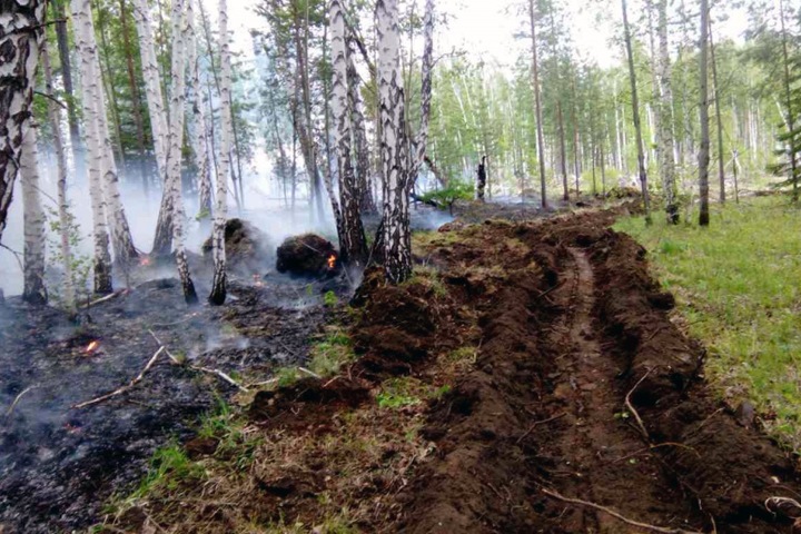 Нацпарк загорелся в Иркутской области