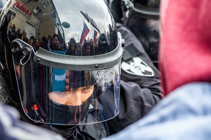 Хроника протеста в Новосибирске