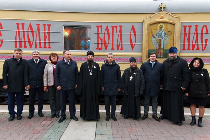 Поезд «За духовное возрождение России» отправили новосибирцам за 6 млн
