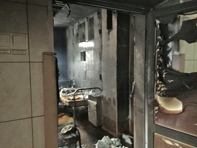 Пожар в новосибирской больнице унес жизнь пациента