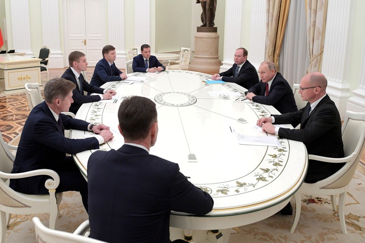 Путин встретился с главой Хакасии