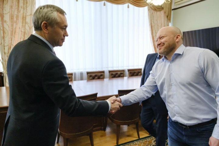 Губернатор Травников поставил ХК «Сибирь» новую задачу