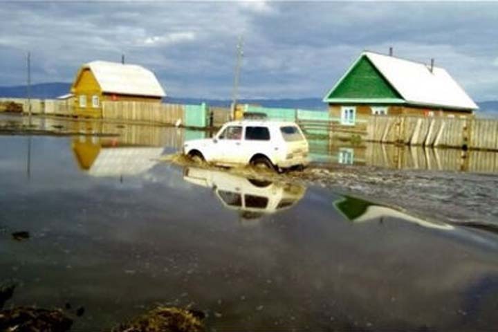 Река затопила село в Бурятии
