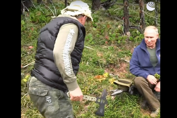 Путин с Шойгу сходили по грибы в Сибири