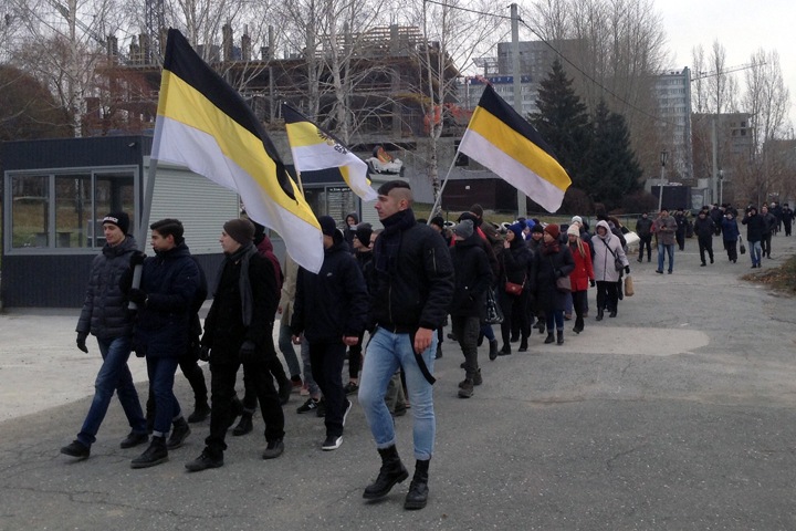 «Русский марш» в Новосибирске: без лозунгов «против режима»