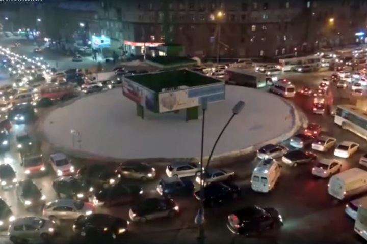Пробки Новосибирск Фото