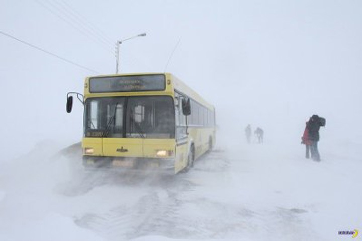 Томский автовокзал отменил междугородние и международные рейсы из-за снежных заносов