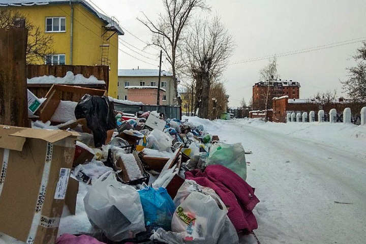 Новосибирские перевозчики мусора заявили о саботаже