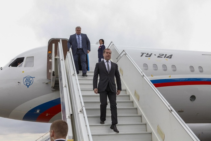 Двухдневный визит Медведева в Сибирь обошелся бюджету в 8,7 млн