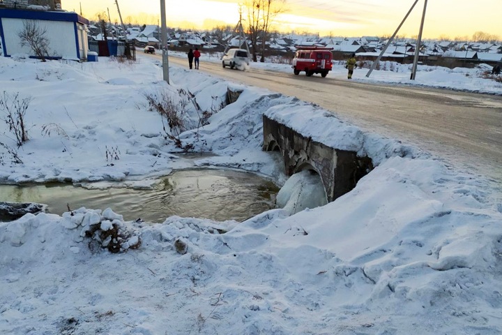 Иркутскому Тулуну грозит подтопление из-за разлива ручья