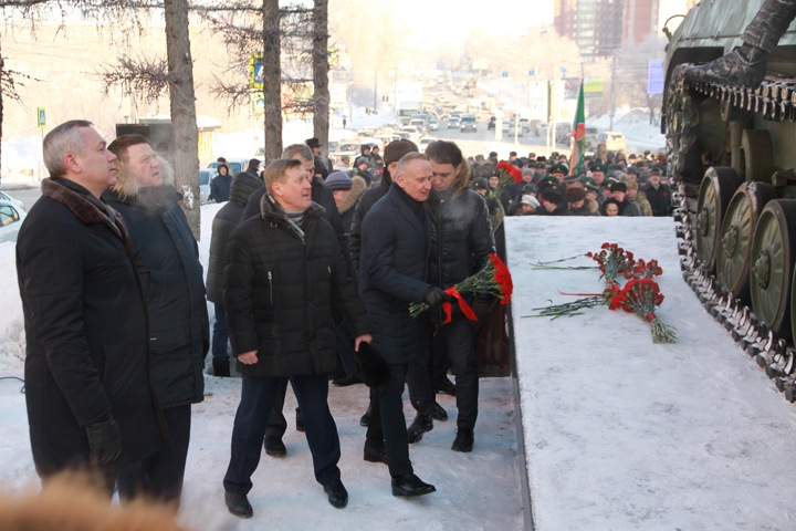 Памятник «Ветеранам боевых действий» открыли в Новосибирске