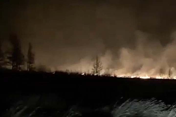 Площадь природных пожаров в Сибири достигла 30 тыс. га