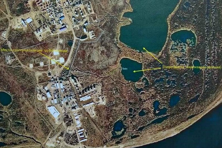 Власти подтвердили загрязнение авиатопливом двух озер на Таймыре