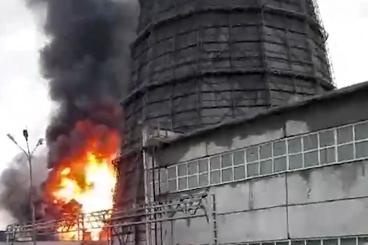 ТЭЦ крупнейшего глиноземного предприятия России загорелась в Ачинске